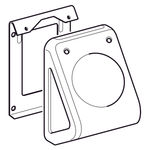 Sistema de descarga de Geberit para inodoros con accionamiento de descarga neumático, descarga simple,